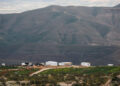 A new Israeli settlement near the Palestinian village of Turmus Aya