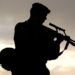 A Falklands Islands Defence Force soldier takes part in a training exercise on Sapper Hill on February 1, 2007 in Stanley, Falkland Islands