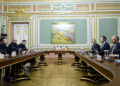 Ukraine's President Zelenskiy welcomes U.S. special representatives Witkoff and Kushner in Kyiv