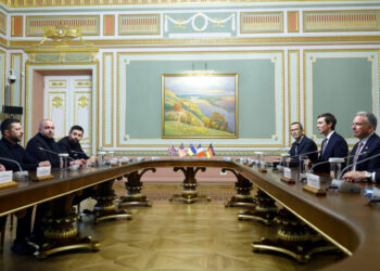 Ukraine's President Zelenskiy welcomes U.S. special representatives Witkoff and Kushner in Kyiv