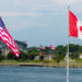 Blue Water Bridge connecting Canada and the U.S.
