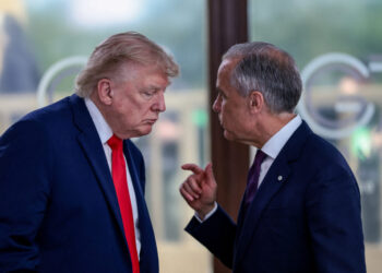 FILE PHOTO: U.S. President Donald Trump attends a working lunch with leaders of G7 and the Middle East, in Evian-les-Bains