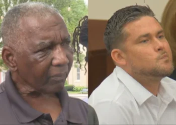 Brandon Watt (right) is accused of attacking Johnny White (left) with a 2-by-4.